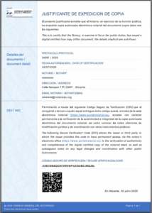 Copia Electrónica Escritura QR